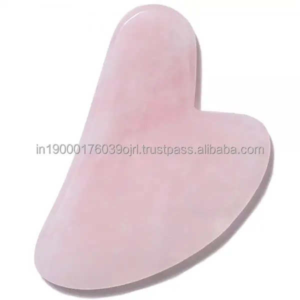 Оптовая продажа натуральный камень низкая цена лучшее качество кристаллы лечебный флюорит массаж кожи лица сердце гуаша для продажи