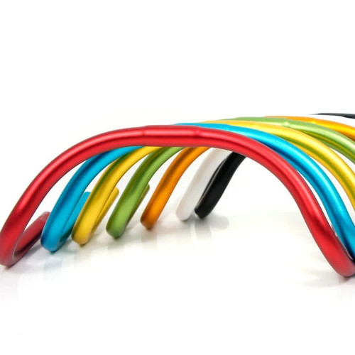 Taiwan Fixie Bike Parts Purple Fixed gear Bicycle Drop Alloy Handlebars