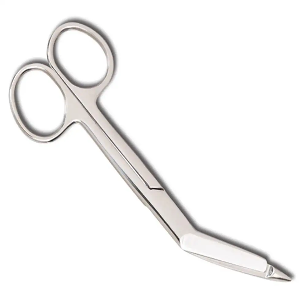 Surgical Bandage Gum Scissors Dean Curved Saw Edge Tungsten Carbide Scissors 17 cm Surgical Instruments Stainless Steel