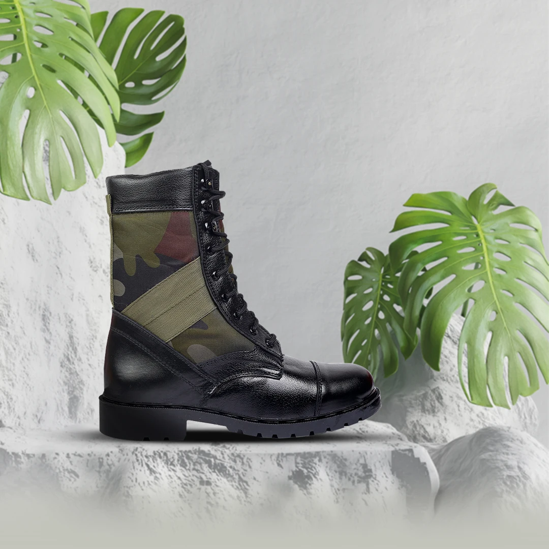 OEM  AVAILABLE Fashionable And Pure Leather High Ankle Army Boots For Men