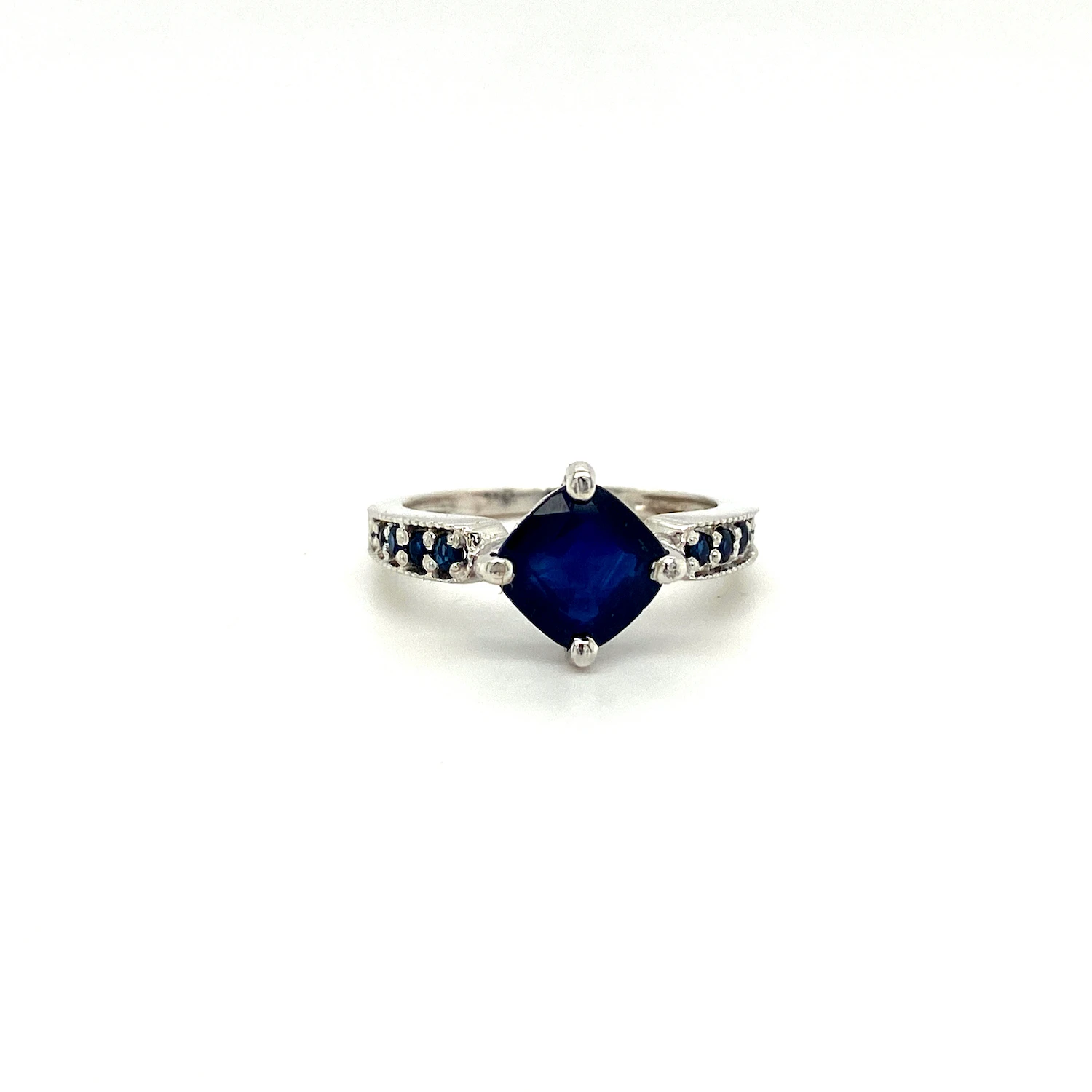 Handmade S925 Sterling Silver Citrine Ring with Silver Plated Claw Setting Adjustable Size for Wedding Party Anniversary