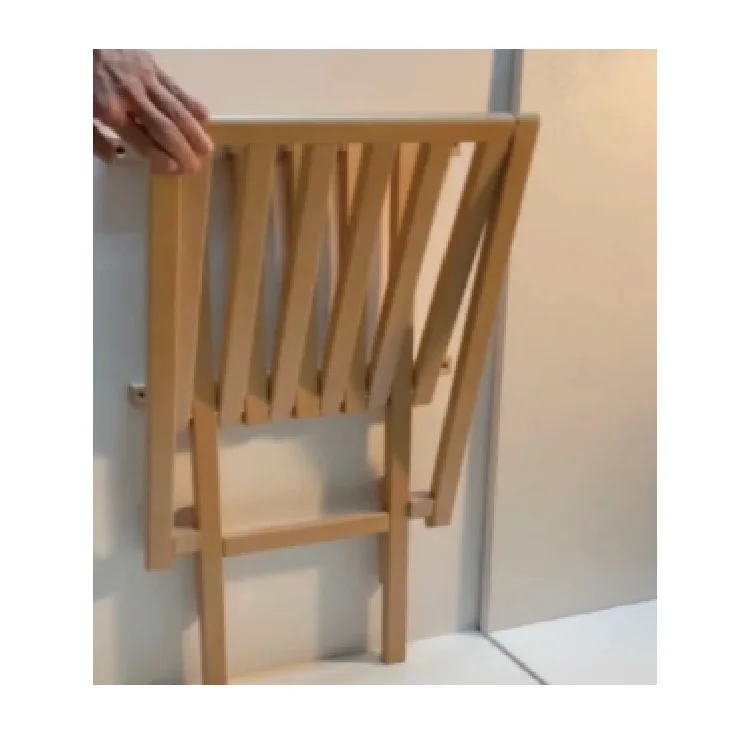 wood Wall mounted folding chair