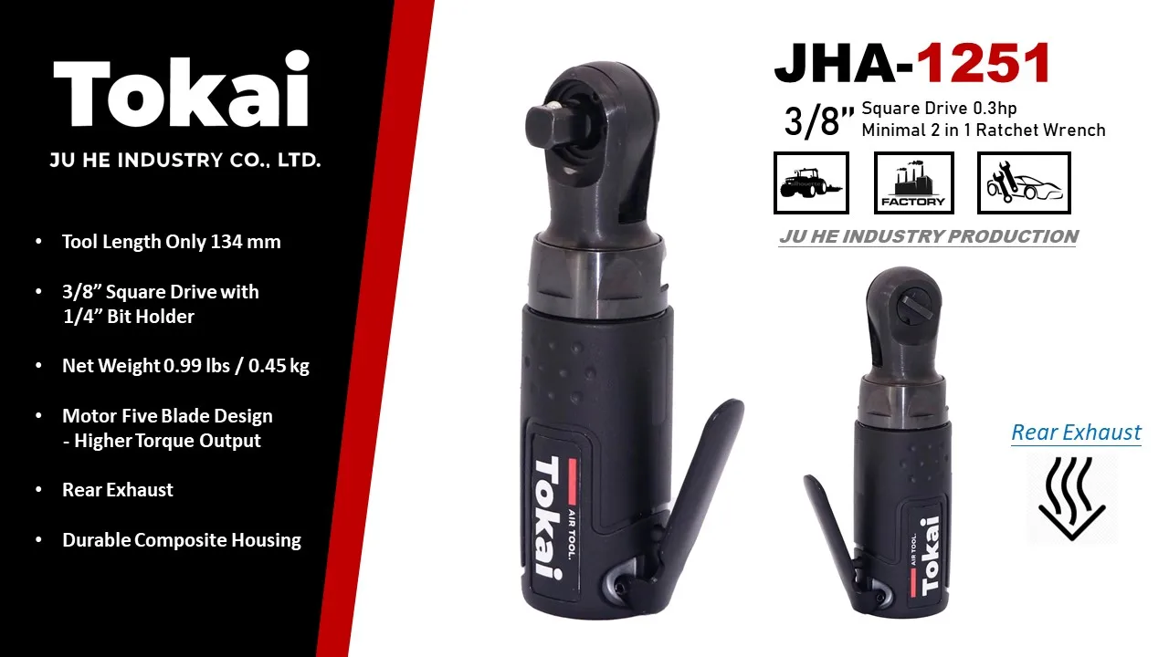 3/8 квадратный мини-гаечный ключ с храповым механизмом, супер легкий, с высоким крутящим моментом, пневматический храповой ключ