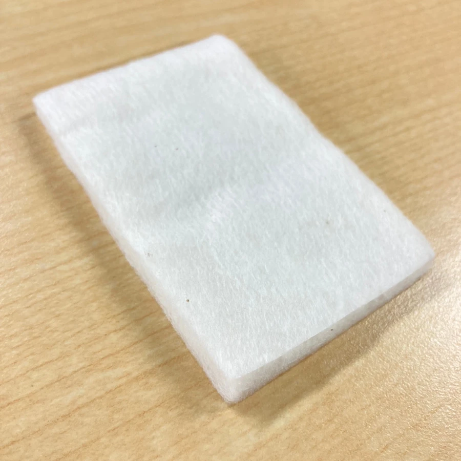 100% Natural Cotton Pads Cosmetic Makeup Remover Pads Square Double-Sided available Made in Japan