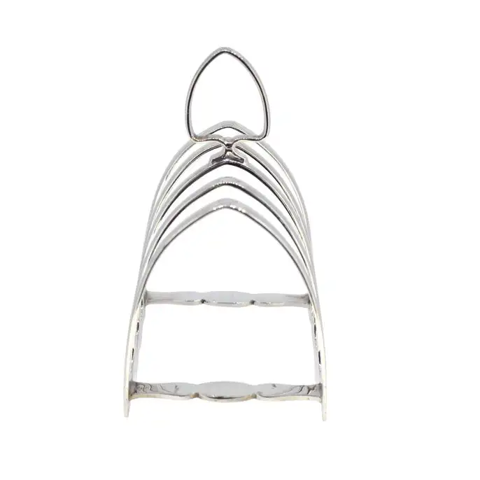 Arch Design Four Slice Toast Rack With Center Carrying Handle A Gothic Inspired Piece For Give Vintage Look To Any Table Setting