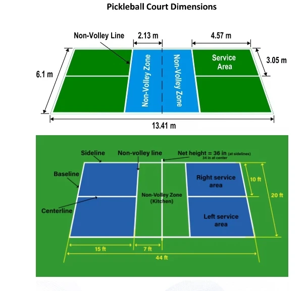 PP pickleball court flooring tiles portable indoor outdoor plastic pickleball flooring for sport club