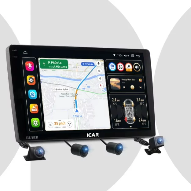 Oritek H2 2K android screen combine camera 360 for car bring safe experience for driver with super driving supportive feature