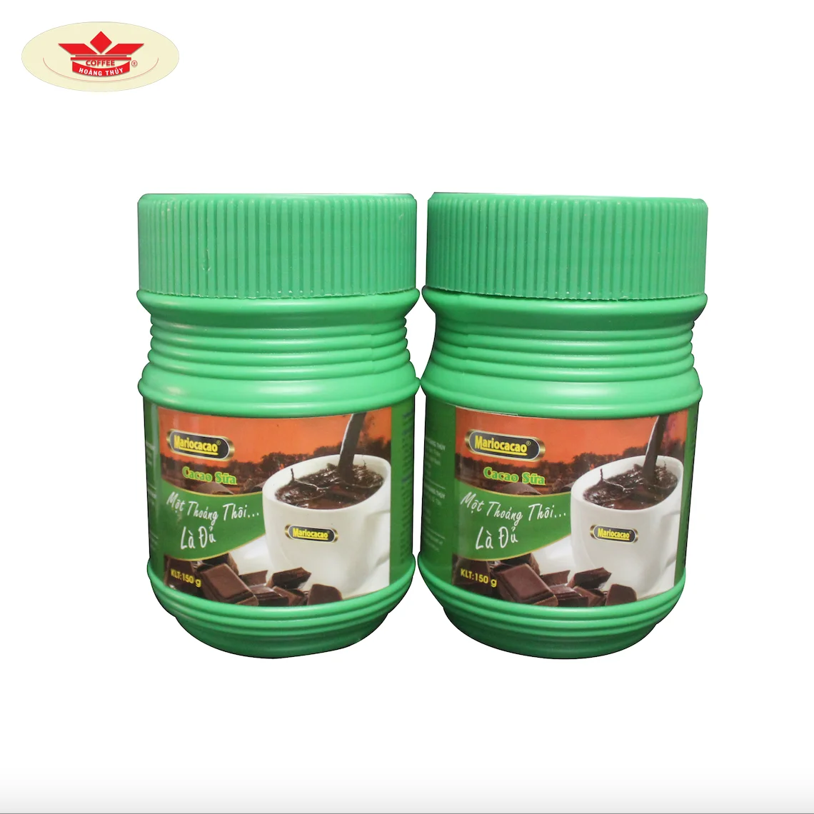Best selling 04 MARIO COCOA 65% Cocoa Green Jar Vietnam Wholesale Instant Cocoa 3 in 1 150gram/jar OEM Service Offered