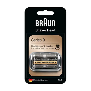Электробритва Braun Series 9 Pro сменная бритвенная часть совместимая с мужской бритвой серии 94 М серебро упаковка