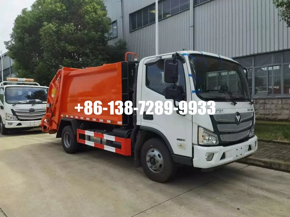 Foton 4x2 LHD 8~14 m3 compactor garbage truck 10cbm Garbage Truck for Sale