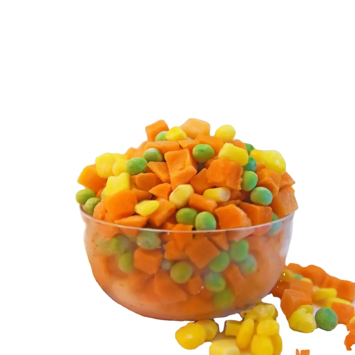Premium Grade 1KG Frozen Mix of Sweet Corn Carrot Green Pea Whole Easy Boiling via Steaming Microwave Bulk Vacuum Packed Cubes