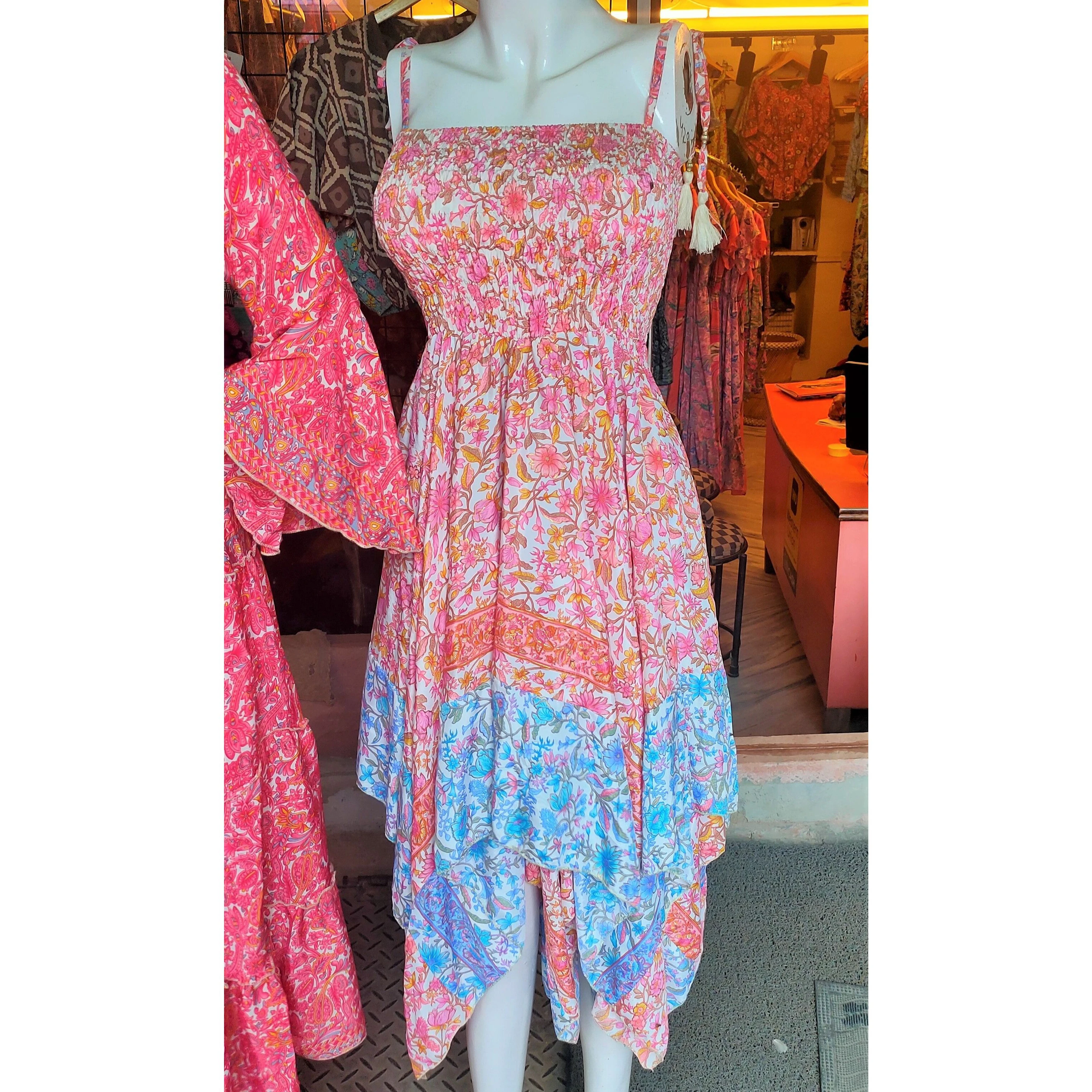 Bohemian silk dress Silk Boho Women Fashion Manufacturer & Wholesaler Of Women Wear Floral Dress