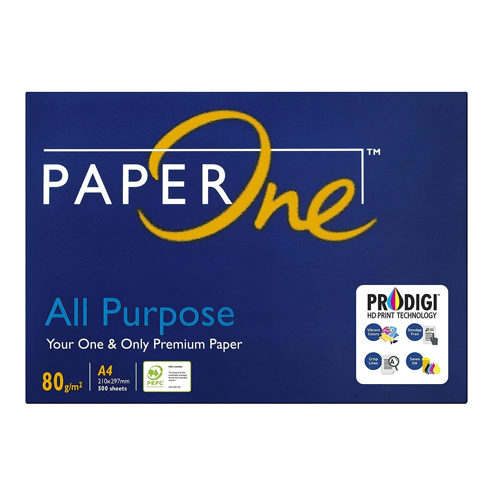 PAPERONE A4 COPIER PAPER WHITE (210MM X 297MM) (500 SHEETS)