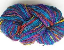 MATKASILKYARN Color customization Raw Silk yarn100% india Mulberry Silk Yarn 20/22D Silk Yarn for Knitting weaving