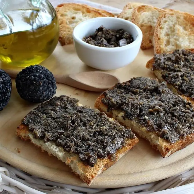 180g Black Truffle Pate 5% Tuber Aestivum Vitt and Squid Ink Top Italian Quality Made in Italy
