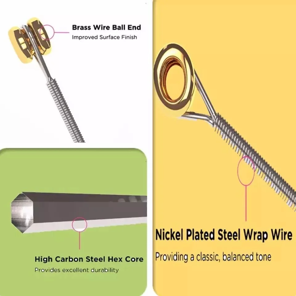 10 комплектов на 1 модель, оптовая продажа, электрические акустические классические Струны для гитары erni ball