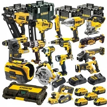 Купите 3 и получите 1 бесплатный набор электроинструментов Dewalt 15 комплектов инструментов 20 в