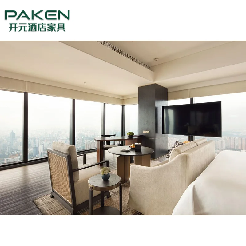 King Size bed upholstery bed base bed headboard furniture hotel bedroom set