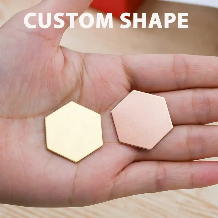 Engravable Coins Custom 30 40 50mm Round Gold Silver Copper stainless steel Metal Plated Solid Brass Blank Challenge Coin