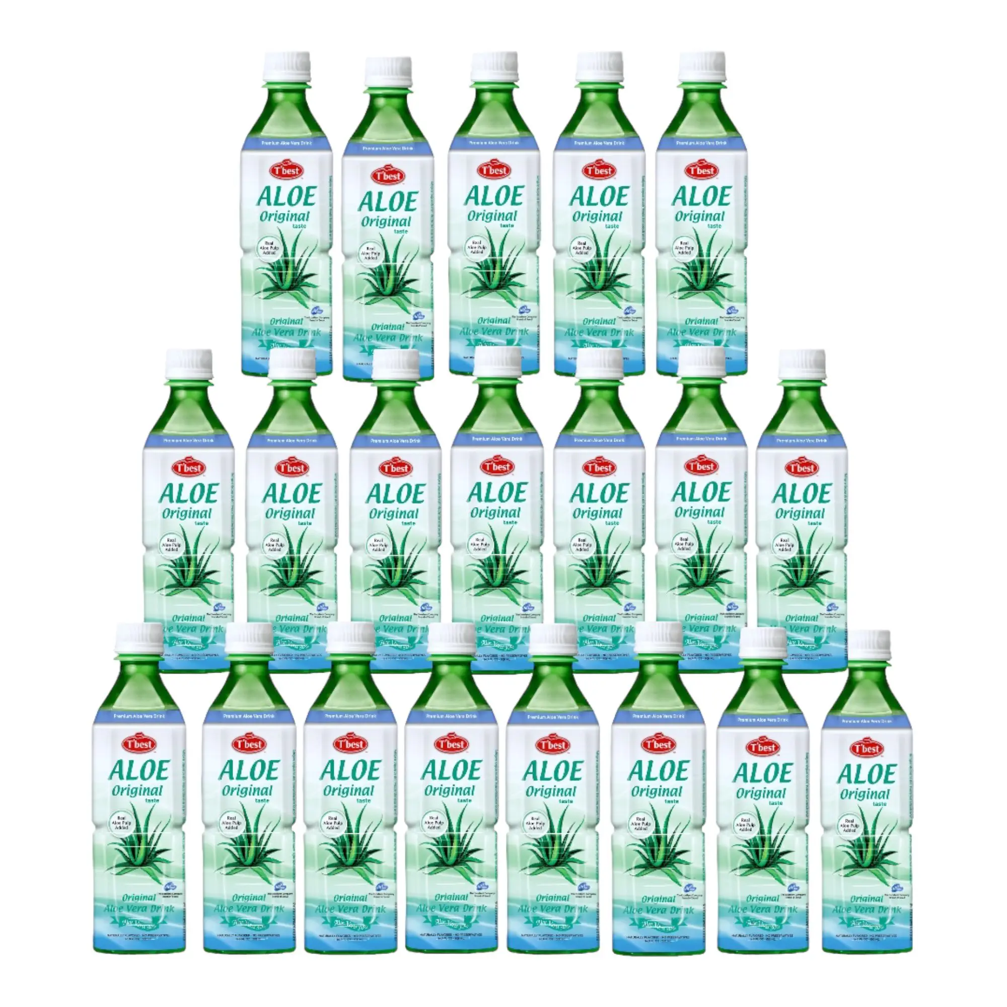 Top High Quality Factory Beverage OEM Brand Aloe Vera Juice With Fruit Juice 500ml Pet Bottle
