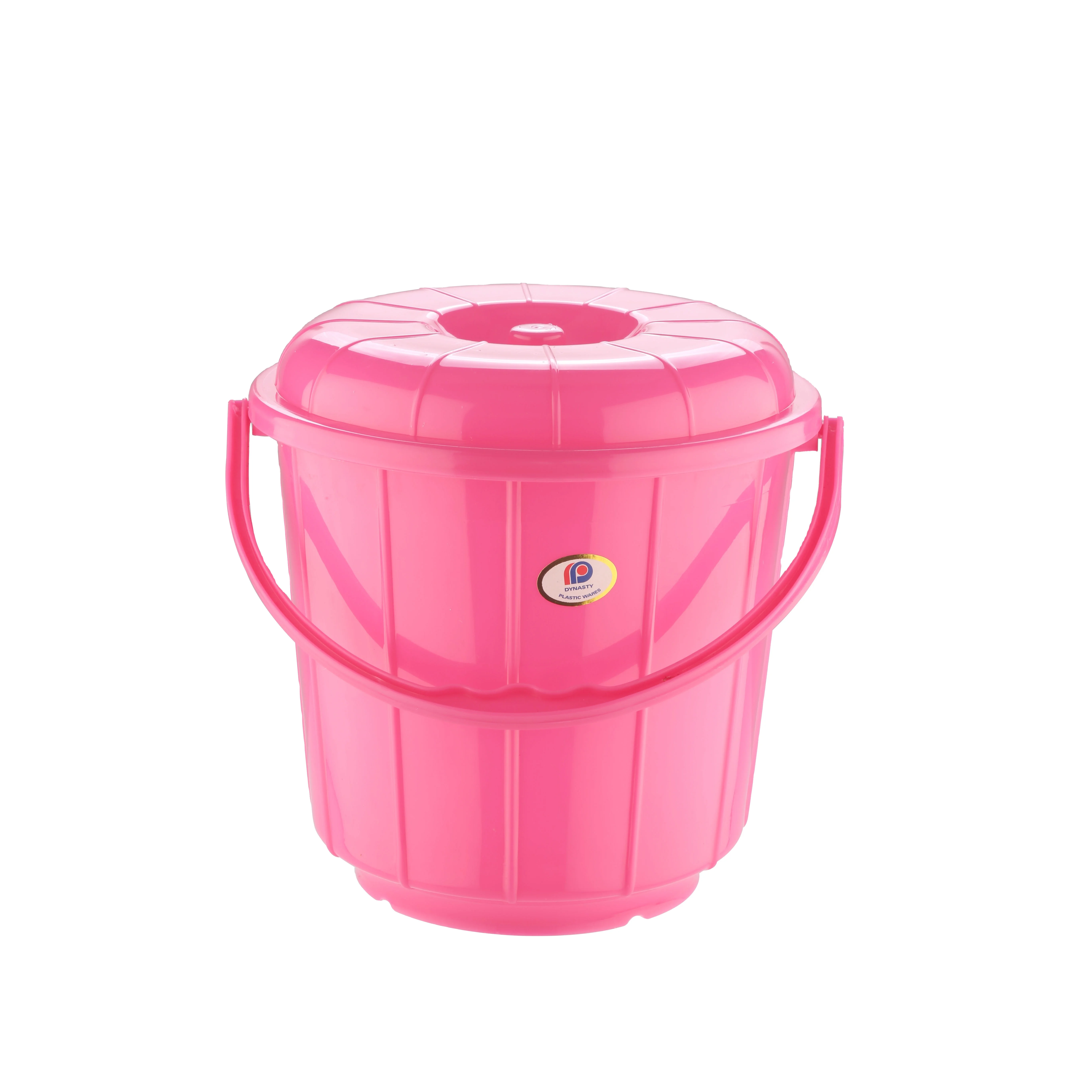 Wholesale 11 L Large Plastic Bucket with Lid Household Multifunctional Cleaning PP Bucket for Outdoor Use