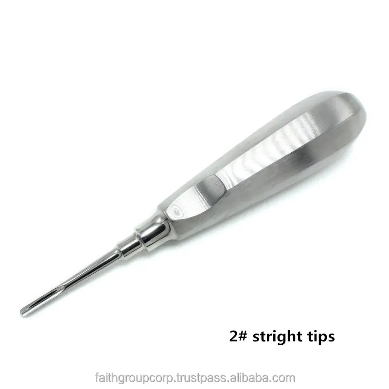 Hot Sale 1Pcs Dental elevator Stainless Steel Tooth Elevator Dentist Tools Straight Curved Root Elevator Dental Lab Instrument