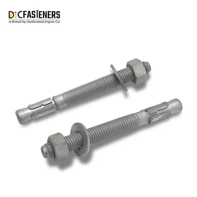 Wholesale 304 316 Stainless Steel Wedge Anchor Bolts M10 Size ANSI DIN ISO Standards 20mm/40mm/50mm Lengths Plain Industry