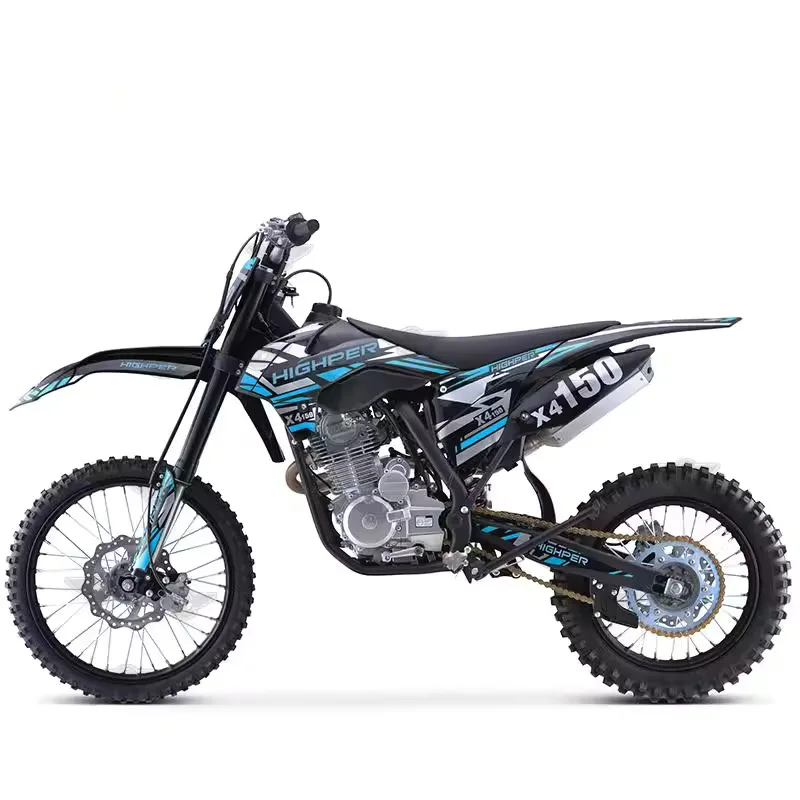 New upgraded 125cc MOTO CROSS 4 gears semi-automatic pit bike OFF ROAD dirt bike cross motorcycle T06 with CE