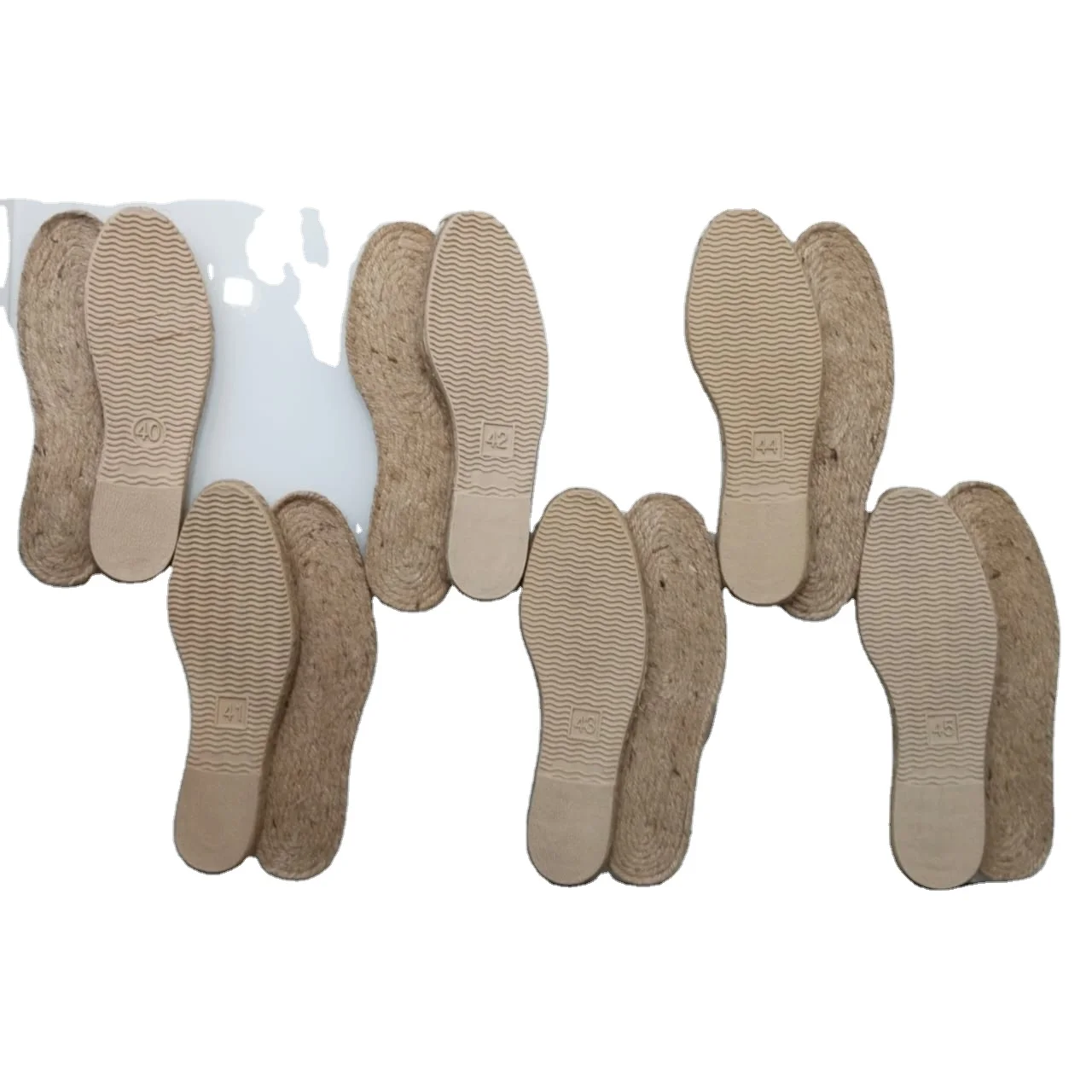 Casual Hemp Jute Soles for Espadrilles Upper with Jute and Rubber Outsole Hot Sale Durable Jute Soles from Best Seller in India