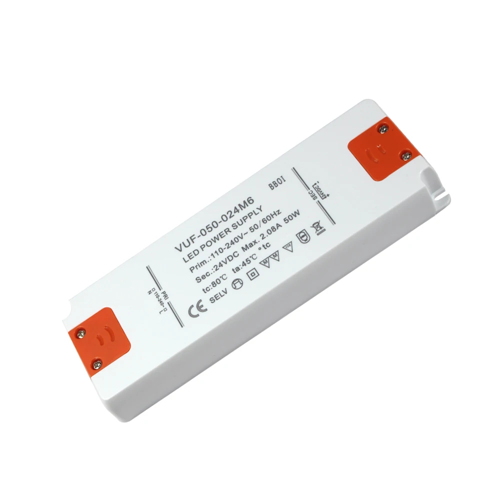 IP67 ETL светодиодный драйвер электронные светодиодные полосы освещения 50 Вт 60 12 В 24 2 А переменного тока источник питания постоянного