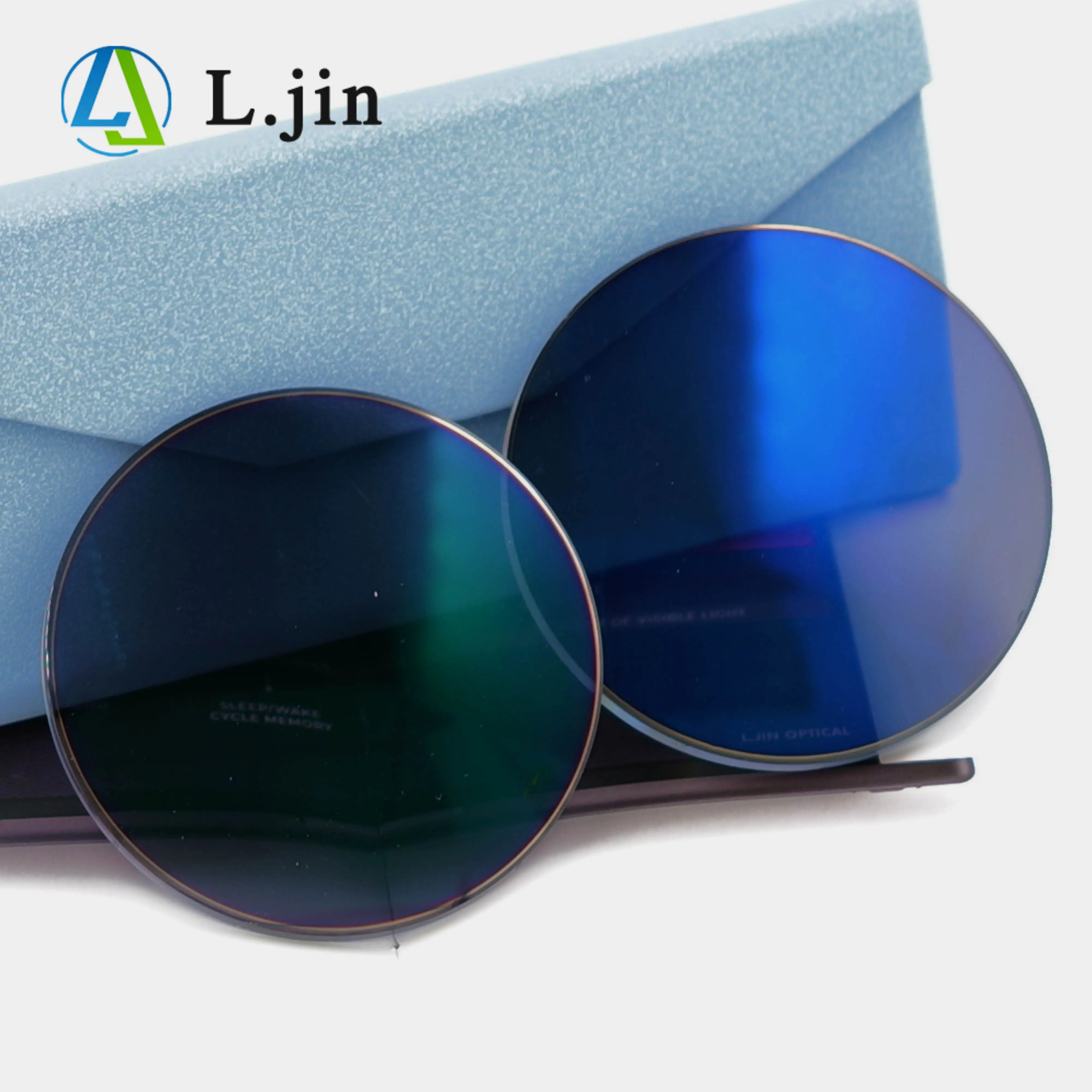 RTS 1.56 1.60 Index Anti Blue Light Photochromic Grey Lens Color Changing Hmc Coating UV420 Eyeglasses Optical Lens