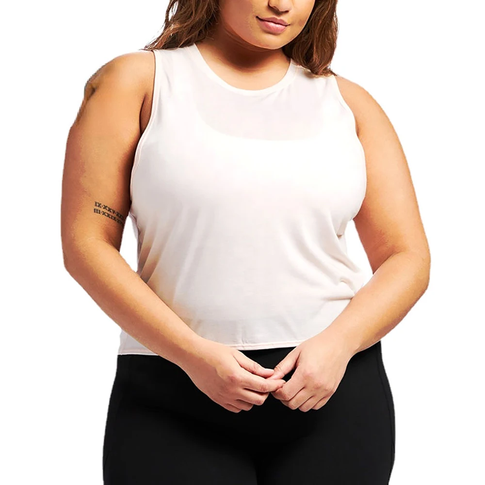 Latest Collection Womens Tanktop Cotton fabric TankTop Square Collar Workout Running Fitness Crop Top Size Women For TankTop