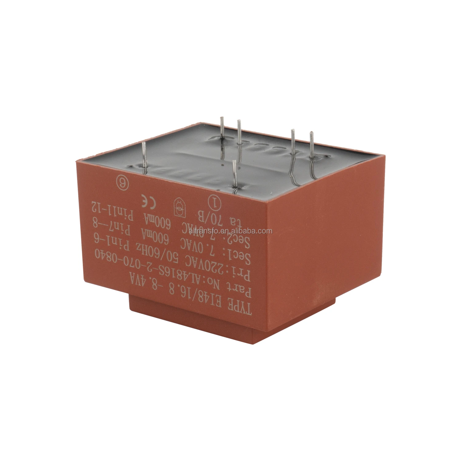 China Manufacturer Transformer for PCB mount encapsulated pcb mounting transformer