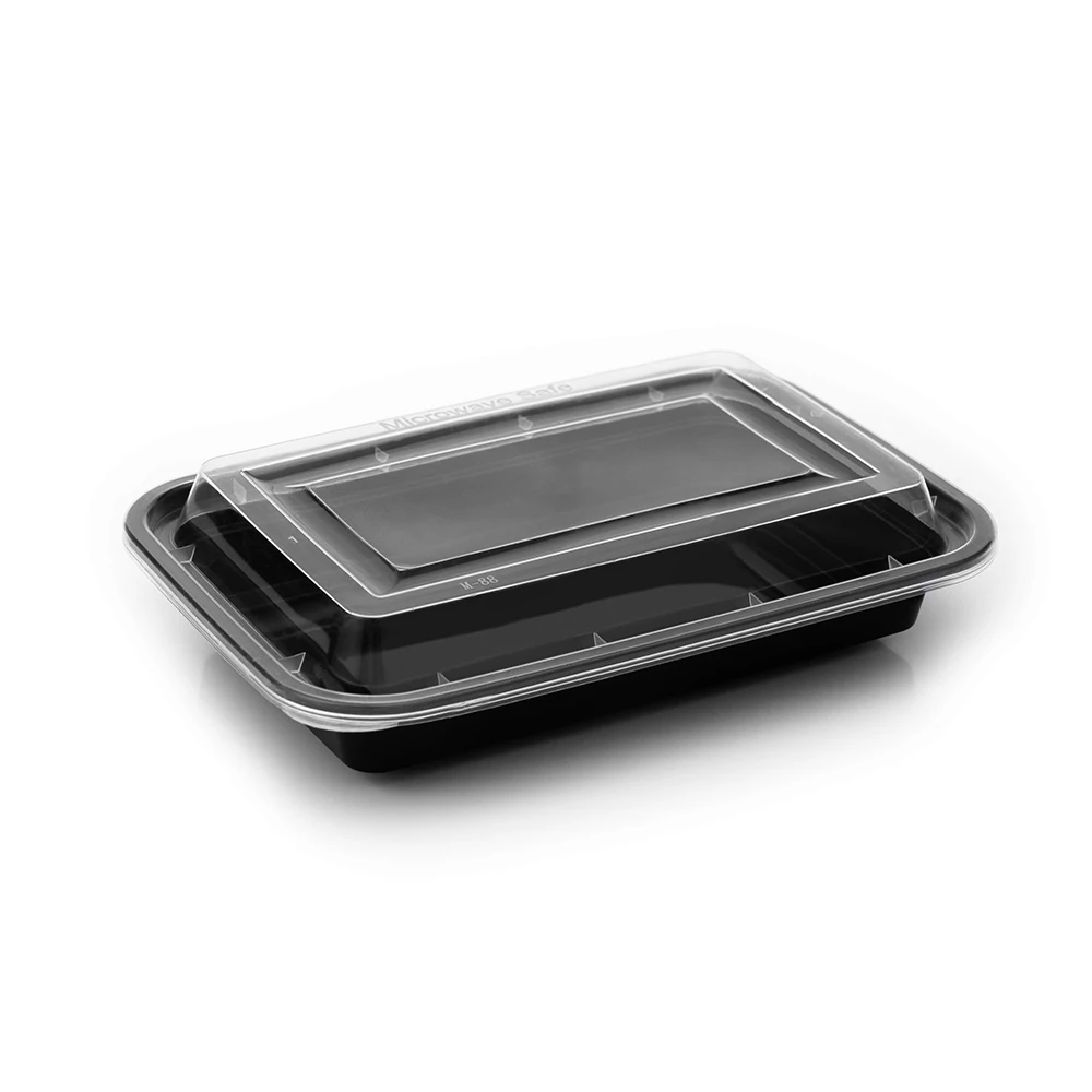 100% Reusable 16oz/470ml Transparent Plastic Food Container Fast Food Leak-Proof and Air Tight Packaging Parcel Takeaway