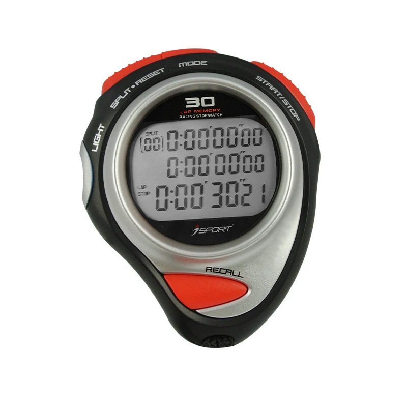 Electronic Professional Deportes Cronometros Digital Futbol Deportivo Stop Watch Handheld Three-Row Display Sport Stopwatch