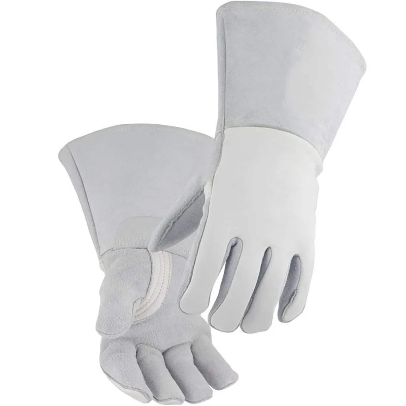Premium Grain Elkskin Stick Welding Gloves/new latest design 2022 men and women leather welding gloves