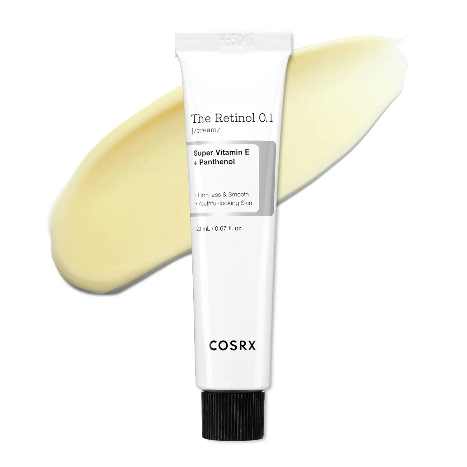 COSRX The Retinol 0.1 Cream Super Vitamin E + Panthenol Firmness & Smooth Youthful-looking Skin Hyaluronic Acid Cream 20mL