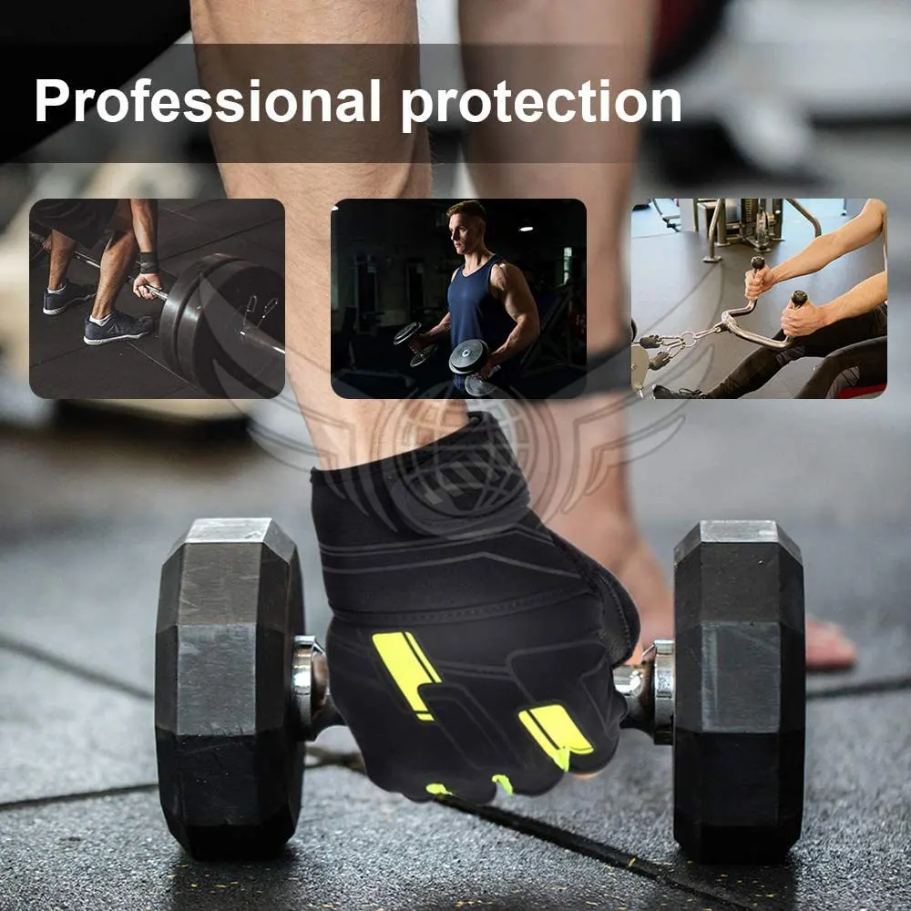 2022 Hot Sale Weight Lifting Gloves Half Finger Fitness Gym Gloves With Wrist Support For Men And Women