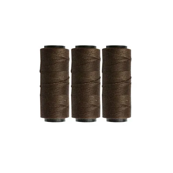 Brown Blonde Custom Color Hair Extension Thread Sewing Nylon Bonded Threads Using For Hand Sewing Hair Extensions