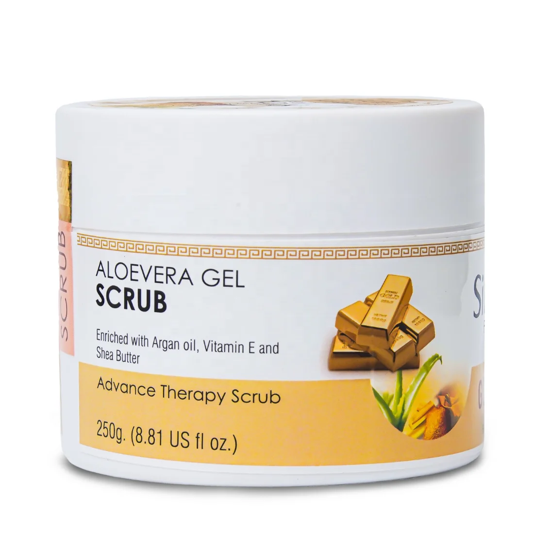 Silkberry Gold leaf Exfoliating Scrub Bodyscrub Skin Brightening Deep Cleaning Skin Tone Facial Scrub Glowing Skin Naturally