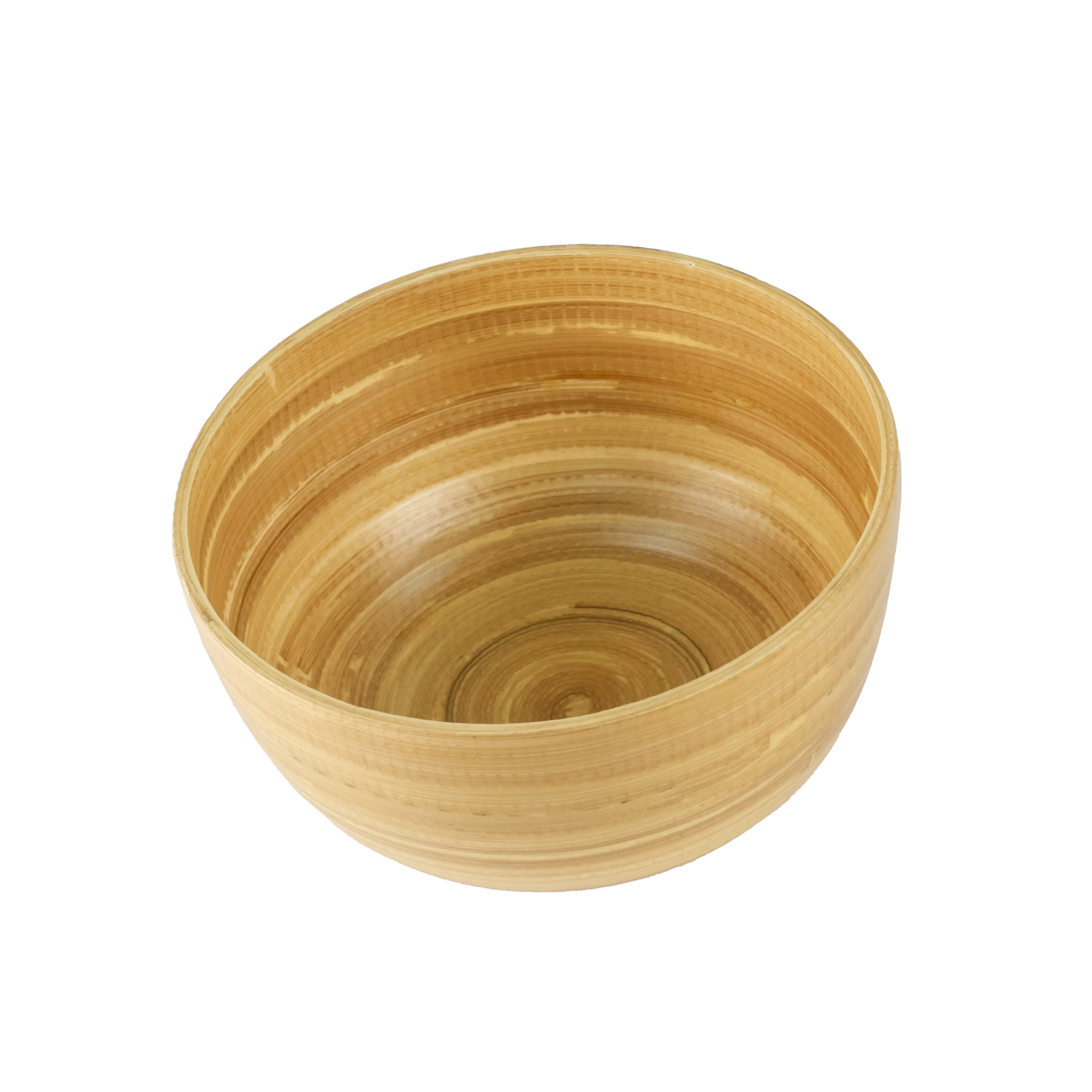 Hot trendy product with natural color spun bamboo material salad bowls bamboo fiber bowl for salad serving 100% handmade from VN