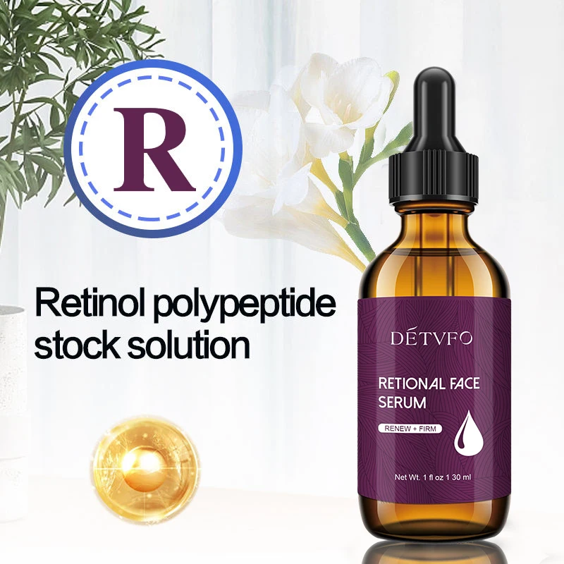 Private Label Vitamin C Serum Retinol Hyaluronic Acid Serum For Brightening Firming &hydrating For Face Day & Night Skin Reset