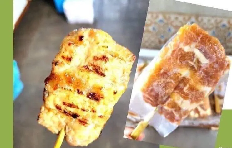 Тайские закуски, замороженные поршеные свиные шпажки, тайский стиль, «Мото пин», жареная свинина, Лидер продаж в Таиланде, 500 г/пакет