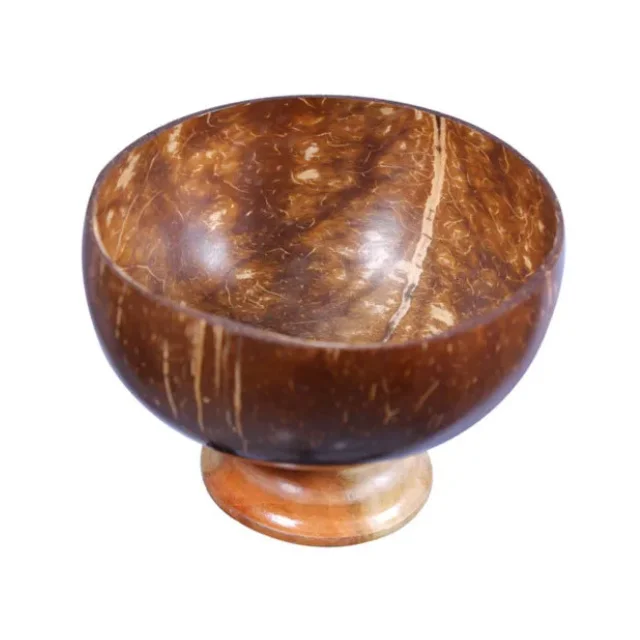HANDICRAFT COCONUT SHELL CUP SET / ECO FRIENDLY REUSABLE COCONUT CUP WITH CHEAP PRICE 2024 FROM VIETNAM