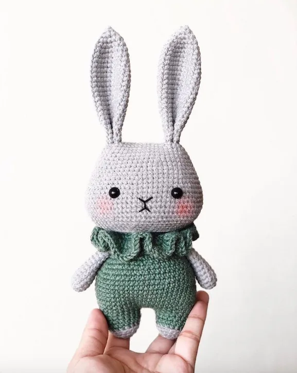 ECO-friendly Crochet Animal Toy Knit Bunny Crochet Toy Handmade Wholesale Baby Toys Crochet made in Vietnam