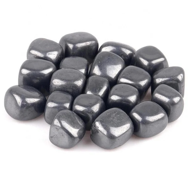 stone tumbled Hematite natural crystal tumbled healing bulk pebble agate Gemstone reiki chakra wholesale bulk