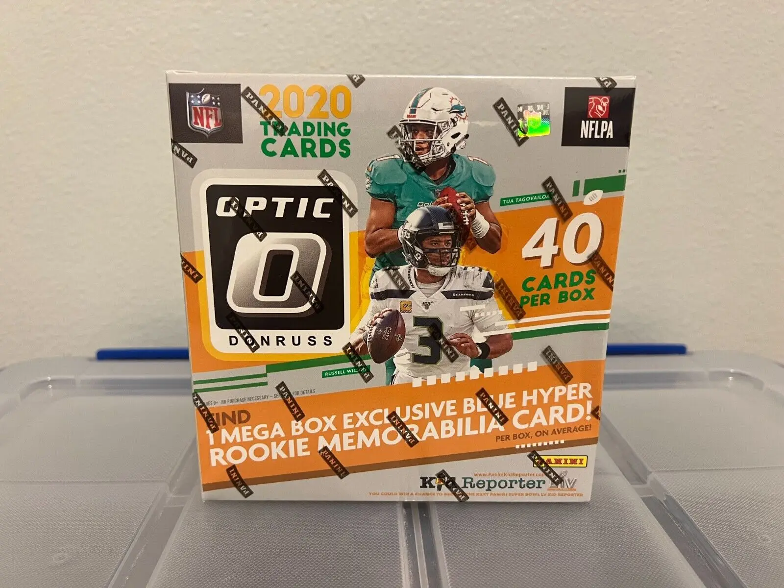 Panini-N F L 2020 Donruss Optic Football Trading Card Mega Box Ready For Shipping