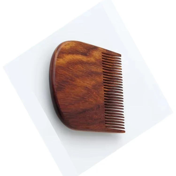 Natural Anti-Static Wooden Beard High Quality Wooden Beard Comb for Men for Pocket Comb Set
