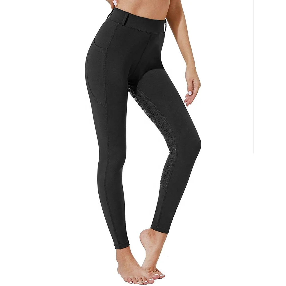 2023 новейшая трафаретная печать, недорогие высококачественные силиконовые зимние конные леггинсы на заказ, женские бриджи для верховой езды