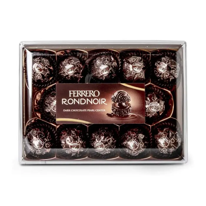 Ferrero Rondnoir коллекция шоколада изысканные шоколадные конфеты из фундука Молочные Конфеты 48 штук в ассортименте кокосовые и